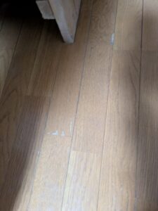 フローリング補修前2　突板